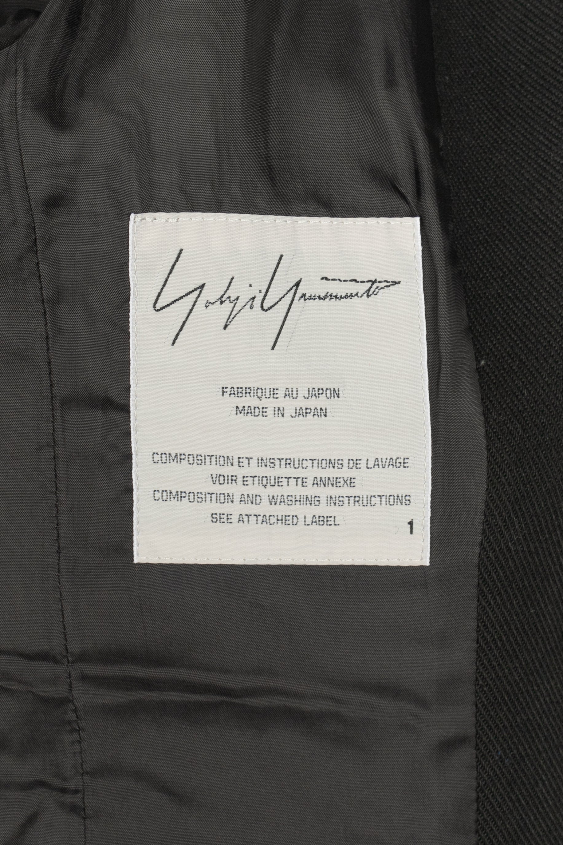 Manteau Yohji Yamamoto