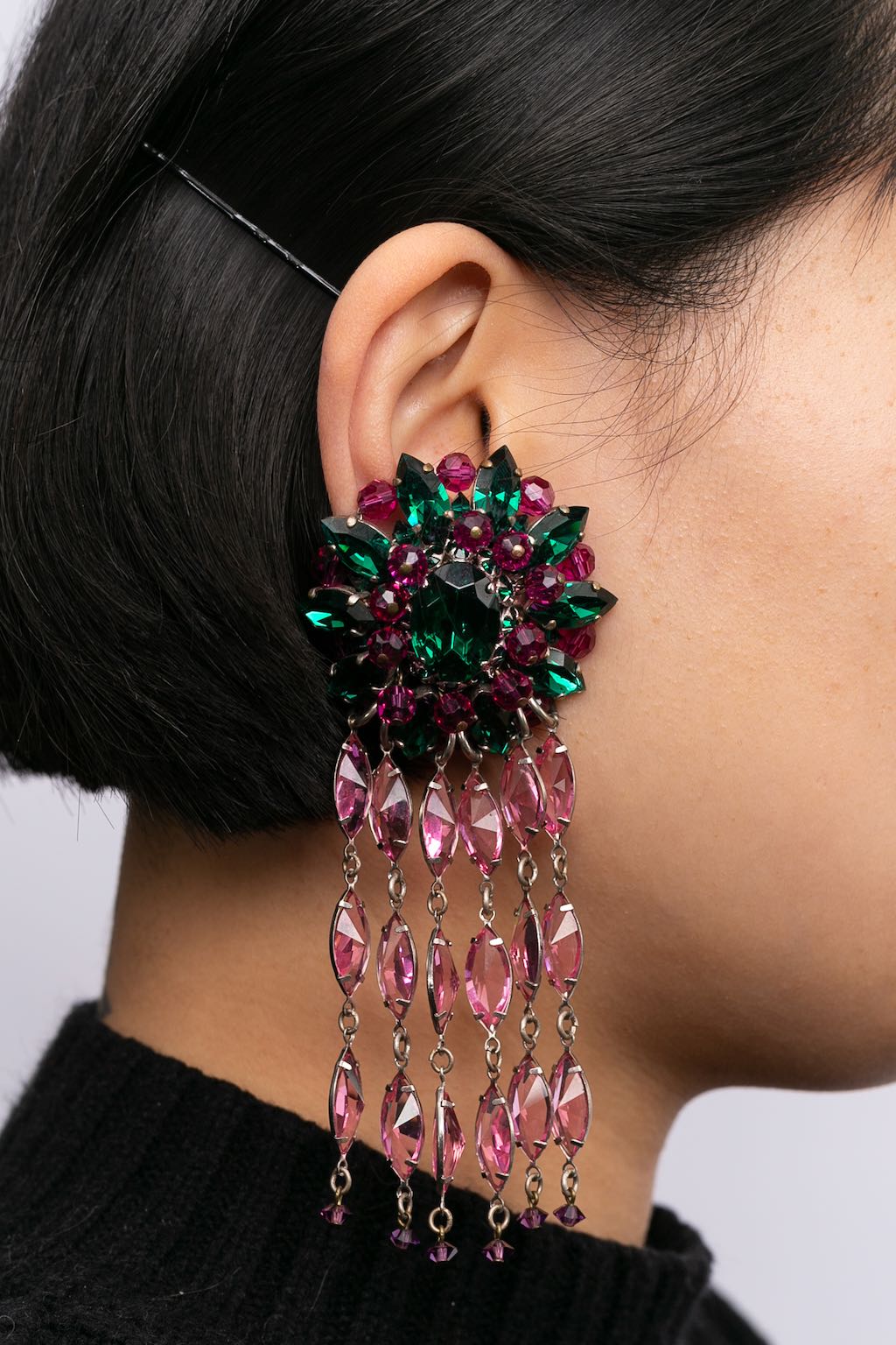 Boucles d'oreilles Balenciaga (Attribuées à)