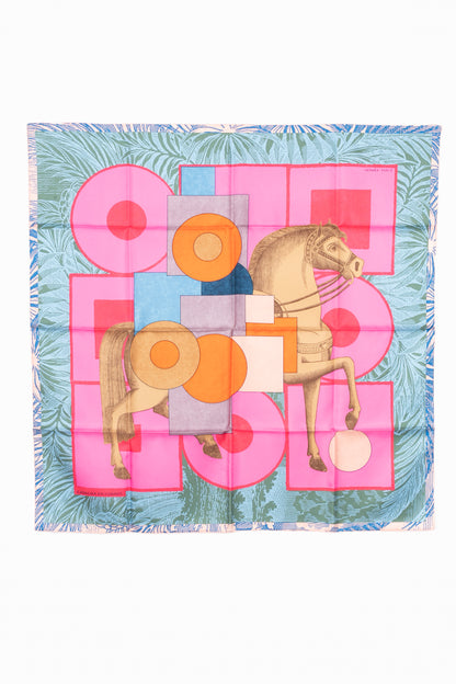 Foulard "Cavallier en forme" Hermès