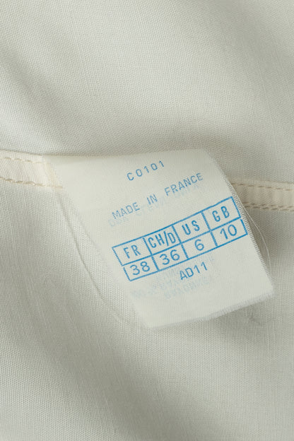 Longue veste blanche Alaïa 1985's