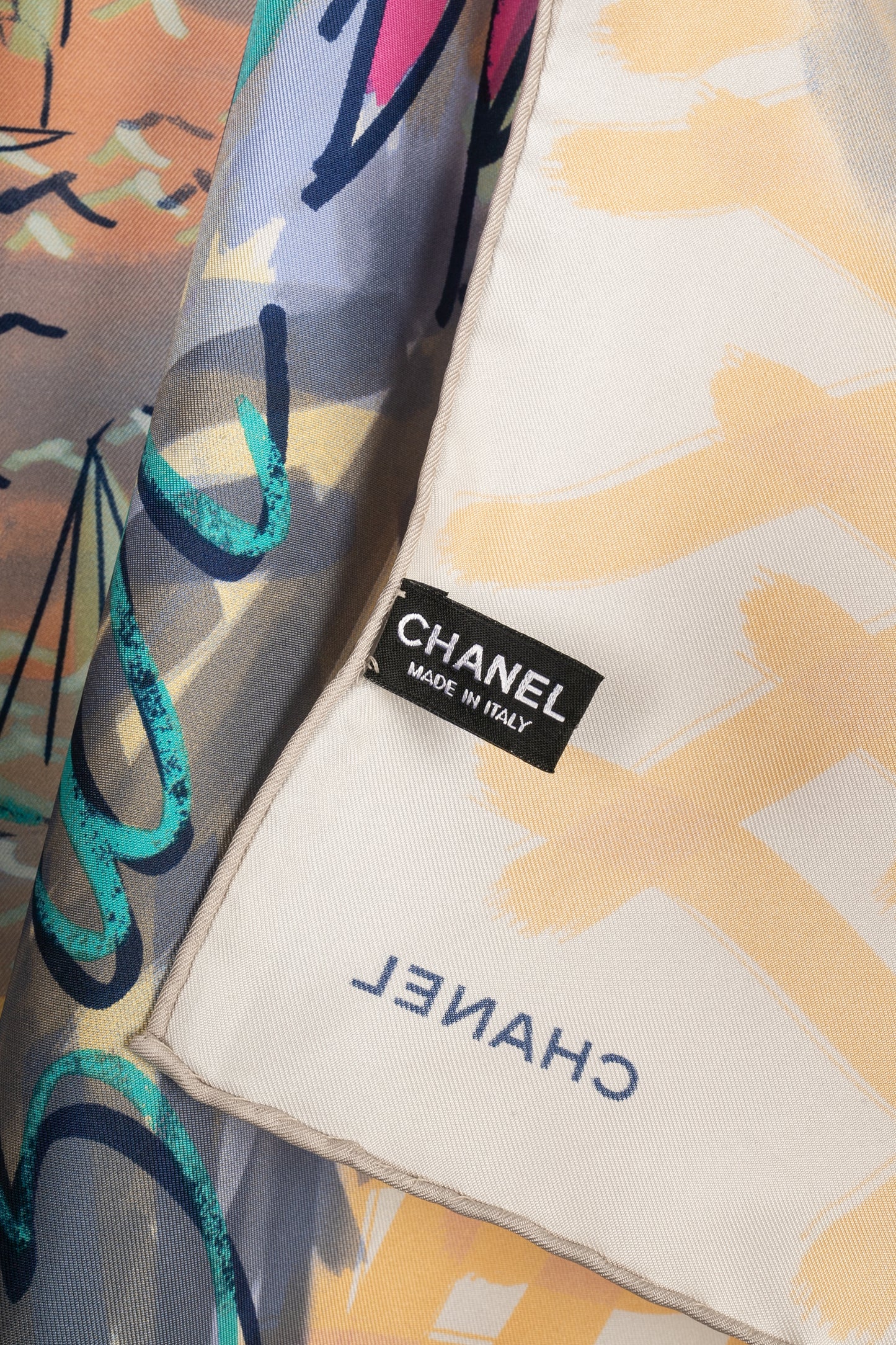 Foulard en soie Chanel