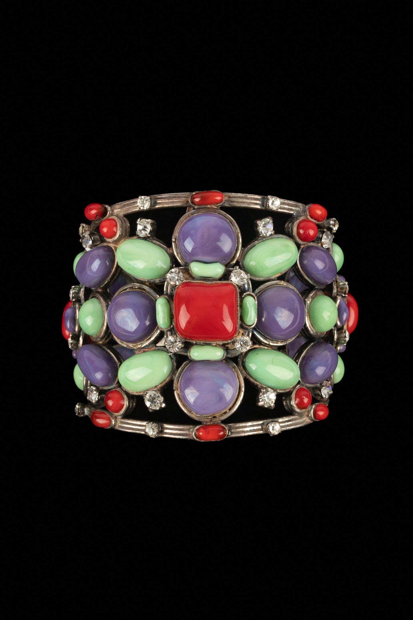 Bracelet en pâte de verre Chanel