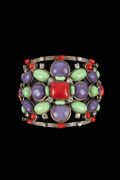 Bracelet en pâte de verre Chanel