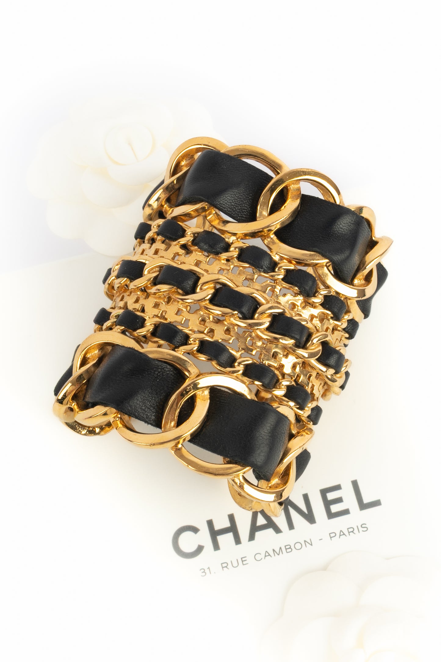 Bracelet manchette Chanel Hiver 1991