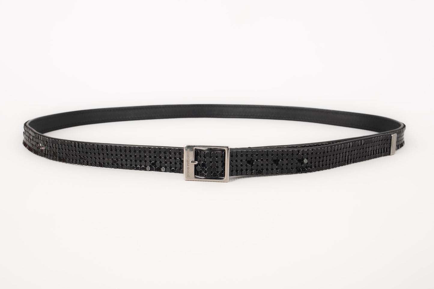 Ceinture noire Paco Rabanne