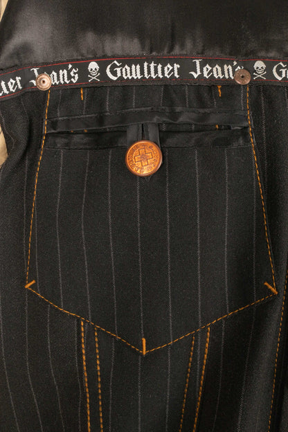 Veste réversible en jean Jean-Paul Gaultier