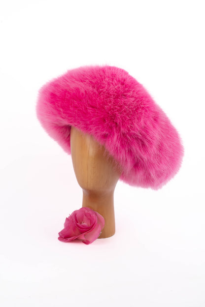 Chapeau rose Alexander Vauthier Couture Printemps 2023