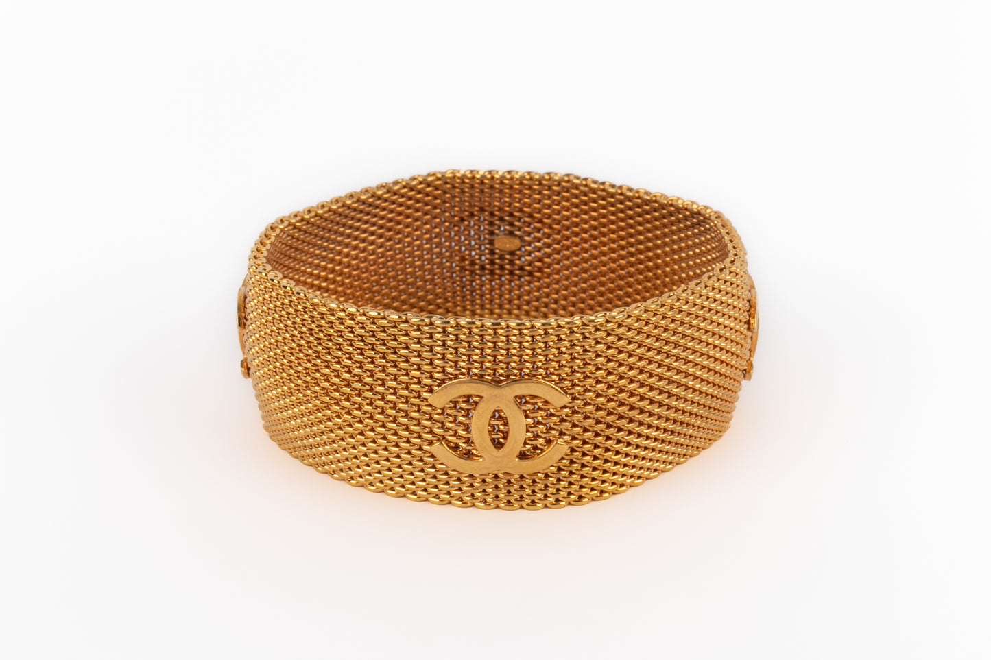 Bracelet doré Chanel 1996