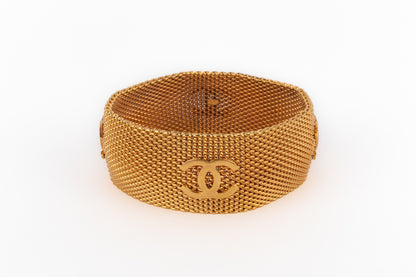 Bracelet doré Chanel 1996