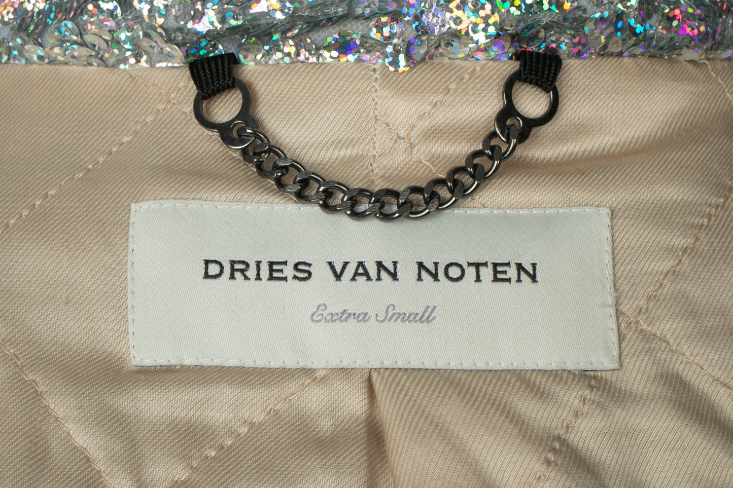 Manteau à paillettes Dries Van Noten Automne 2022
