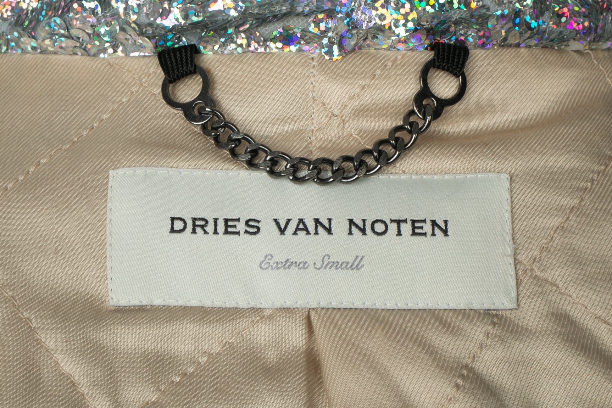 Manteau à paillettes Dries Van Noten Automne 2022