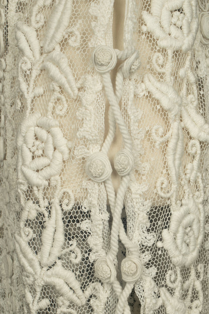 Gilet ancien en crochet