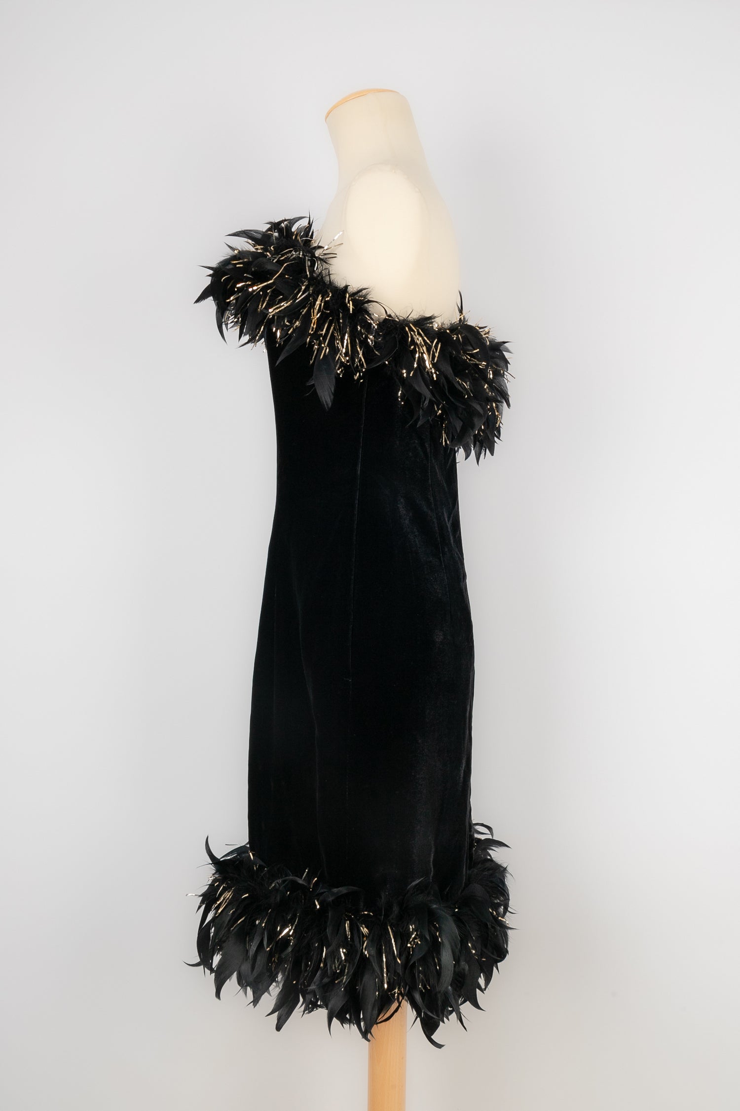Yves Saint Laurent evening dress 1988 Les Merveilles De Babellou Yves Saint Laurent evening dress 1988 Les Merveilles De Babellou