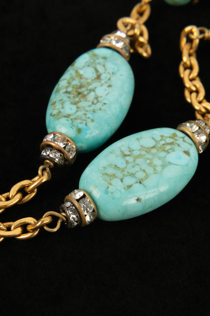 Collier turquoise ancien Chanel