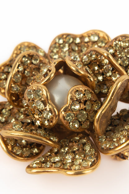 Collier camélia Chanel 1980's