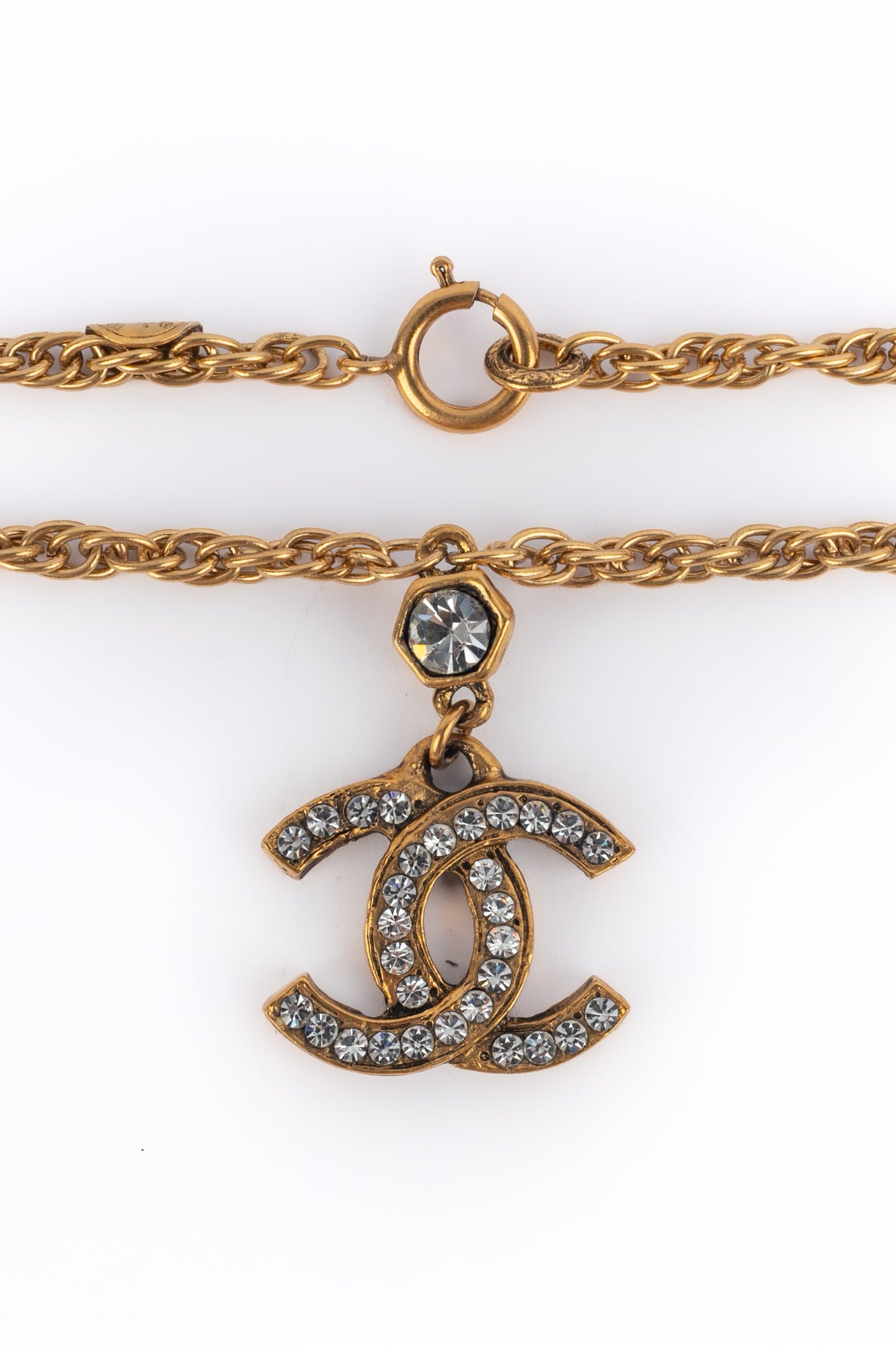 Collier cc Chanel 1990's