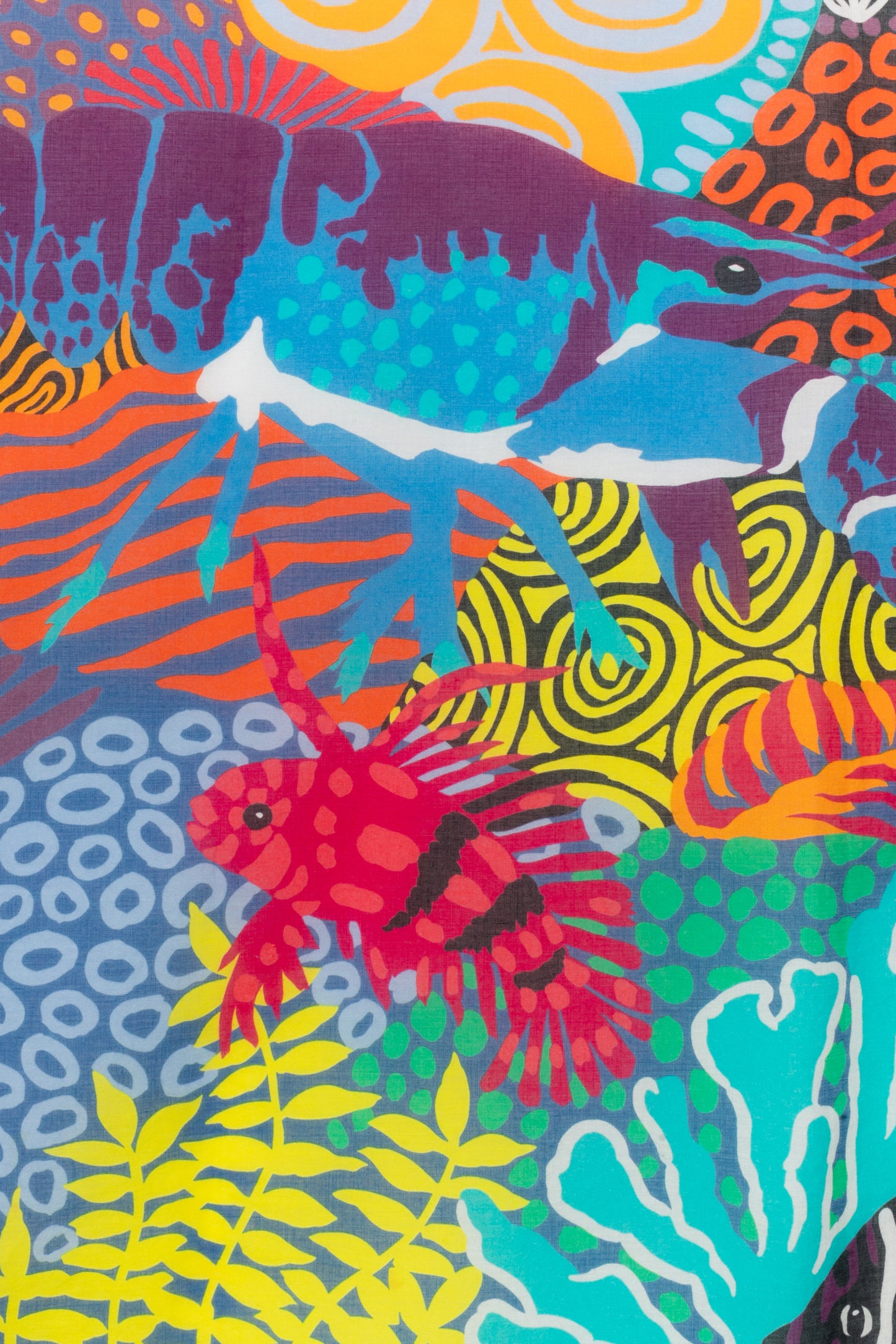 Paréo / foulard "Under the waves" Hermès