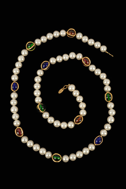 Collier de perles Chanel 1990's