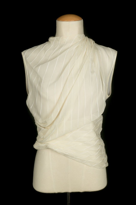 Haut en soie Christian Dior 