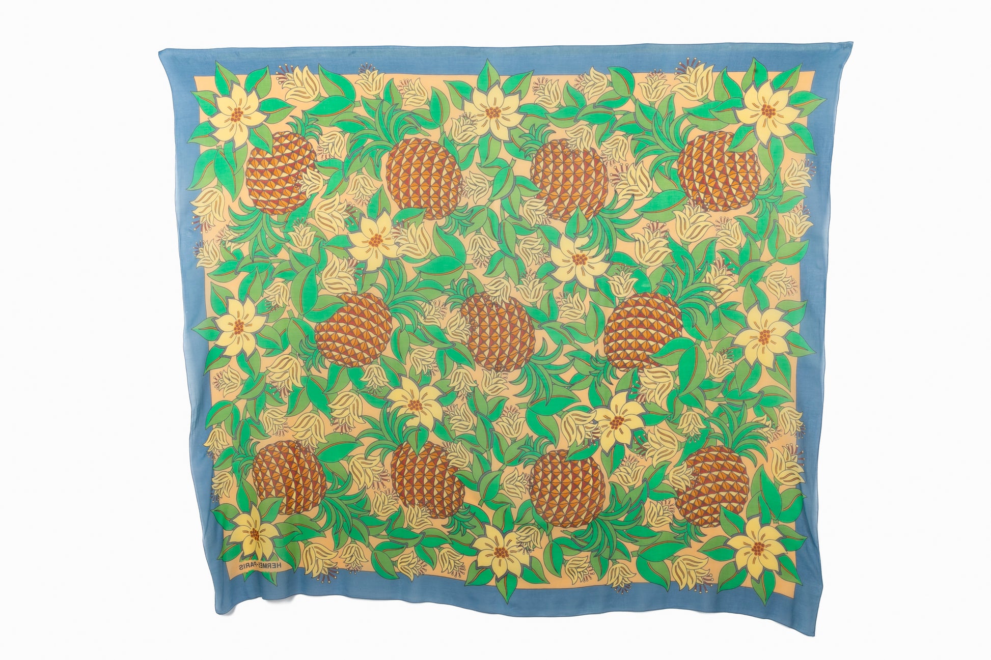 Paréo / écharpe "Ananas" Hermès 