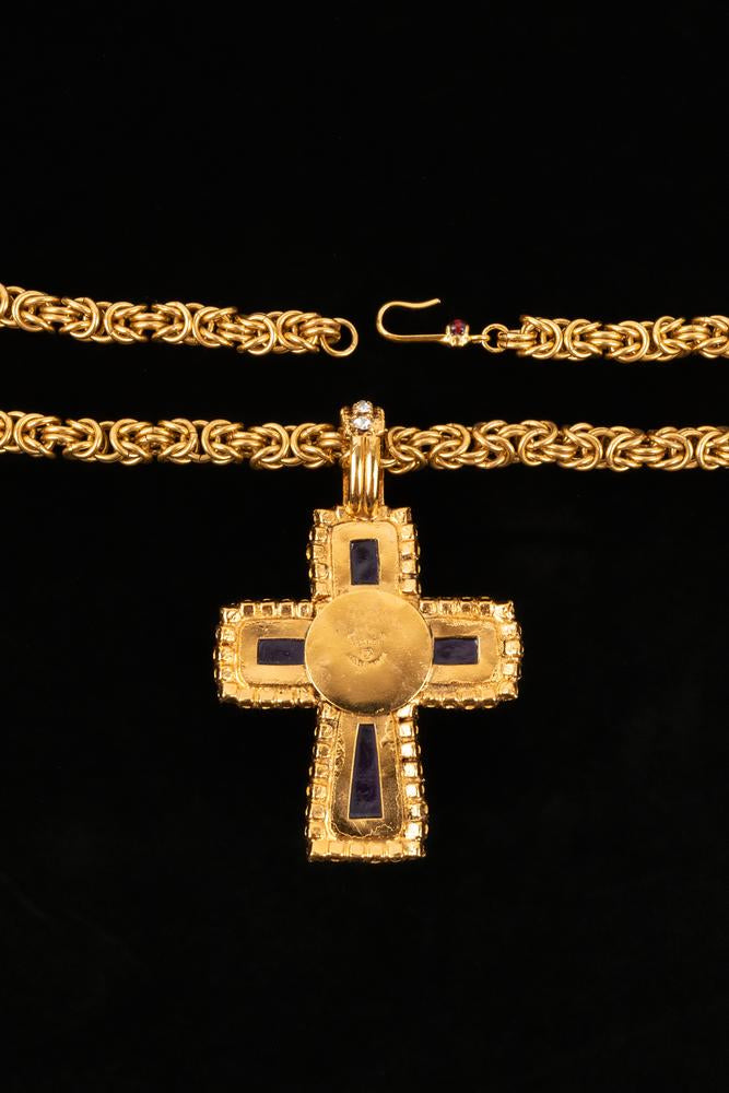 Collier "croix" Chanel Haute Couture