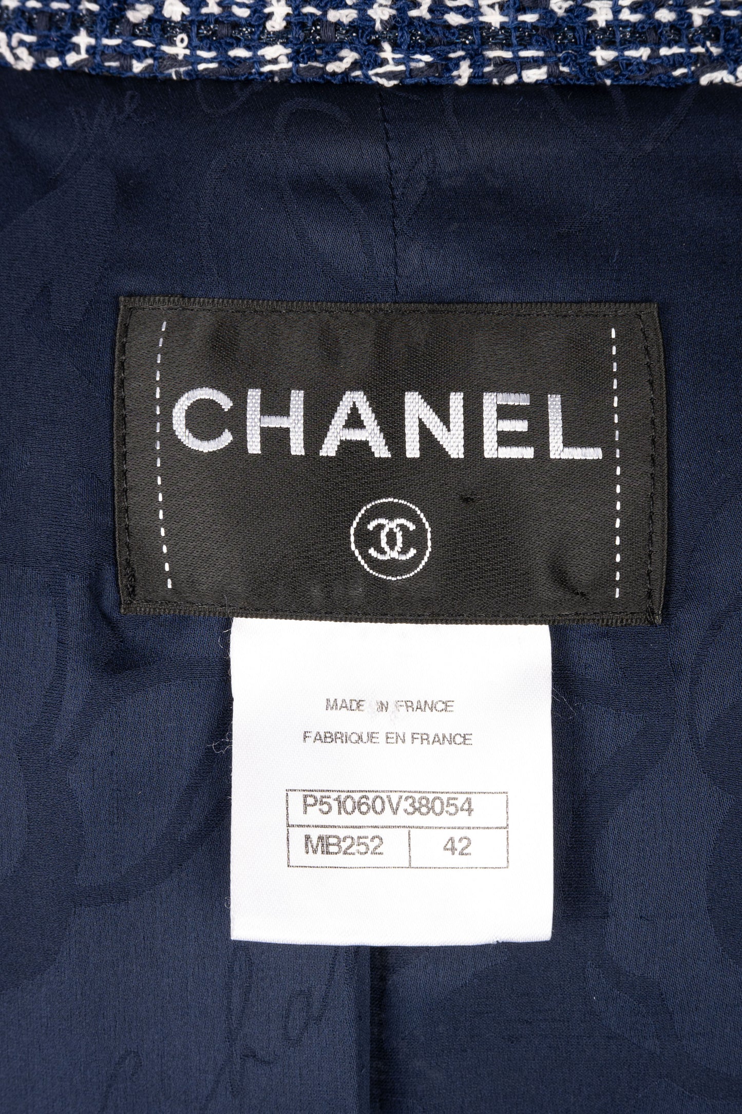 Veste bleue Chanel