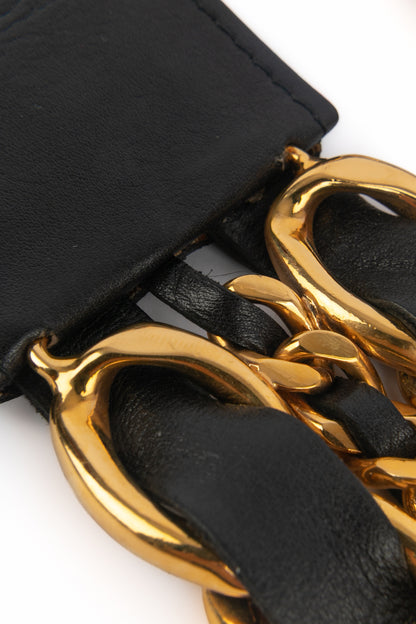 Ceinture en cuir Chanel 1991