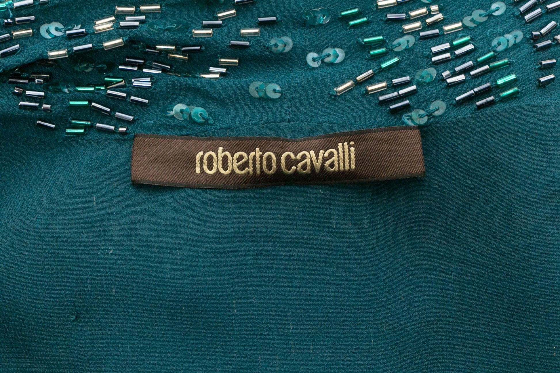 Robe perlée Roberto Cavalli