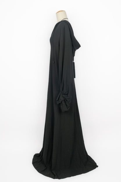 Longue robe à capuche Yves Saint Laurent