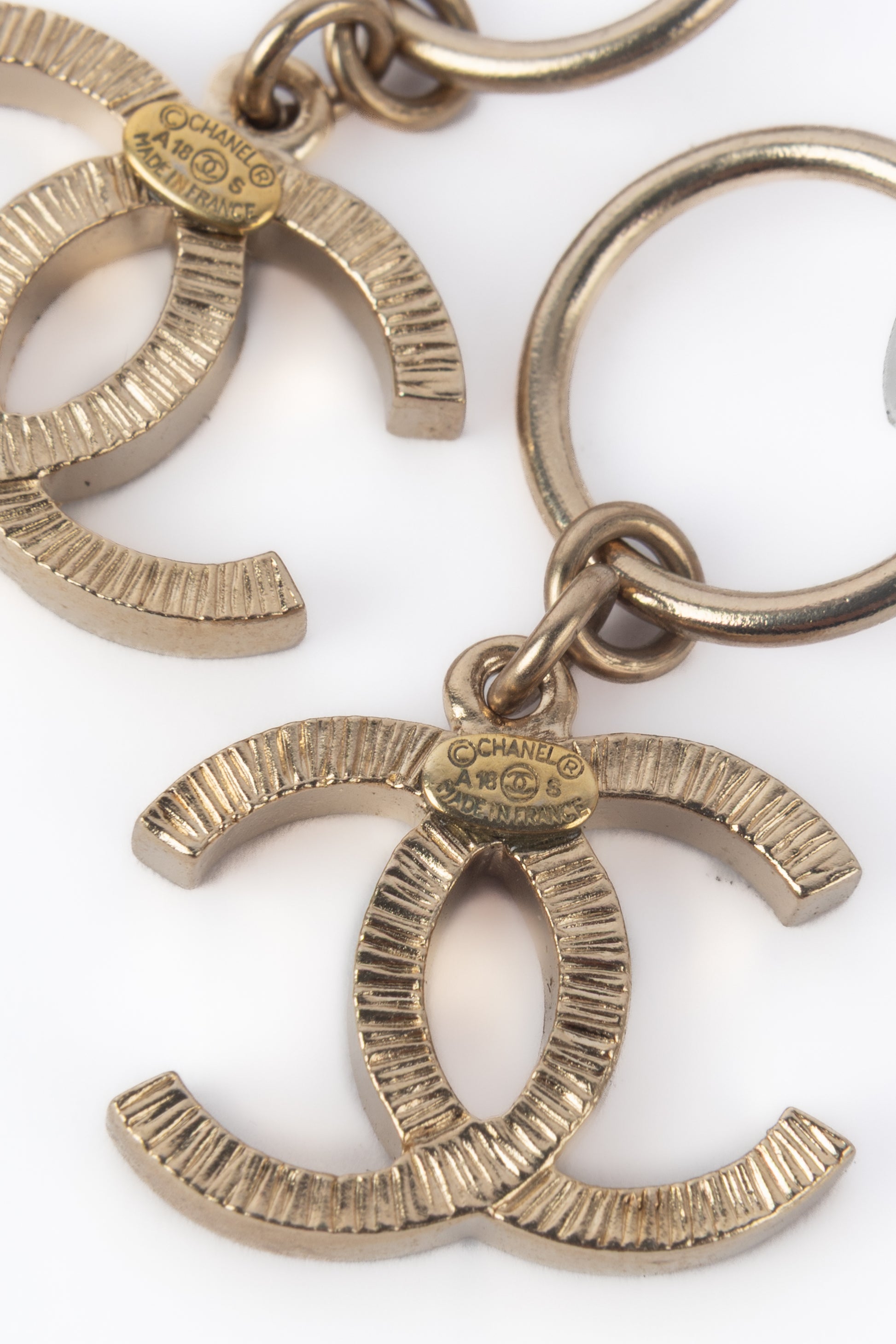 Boucles d'oreilles cc Chanel 2018