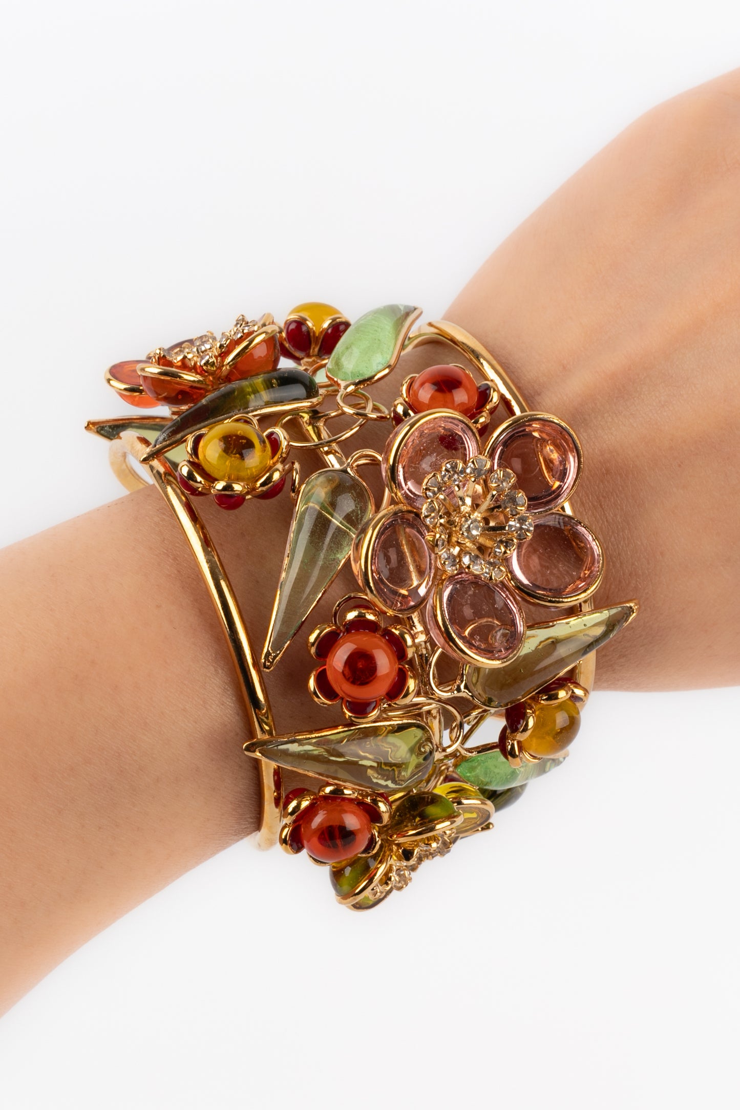 Bracelet de fleurs Augustine