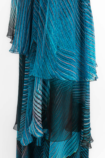 Robe en soie Cavalli