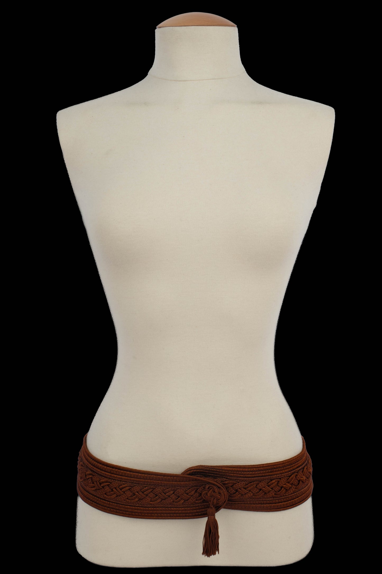 Ceinture en passementerie Yves Saint Laurent (Attribuée à)