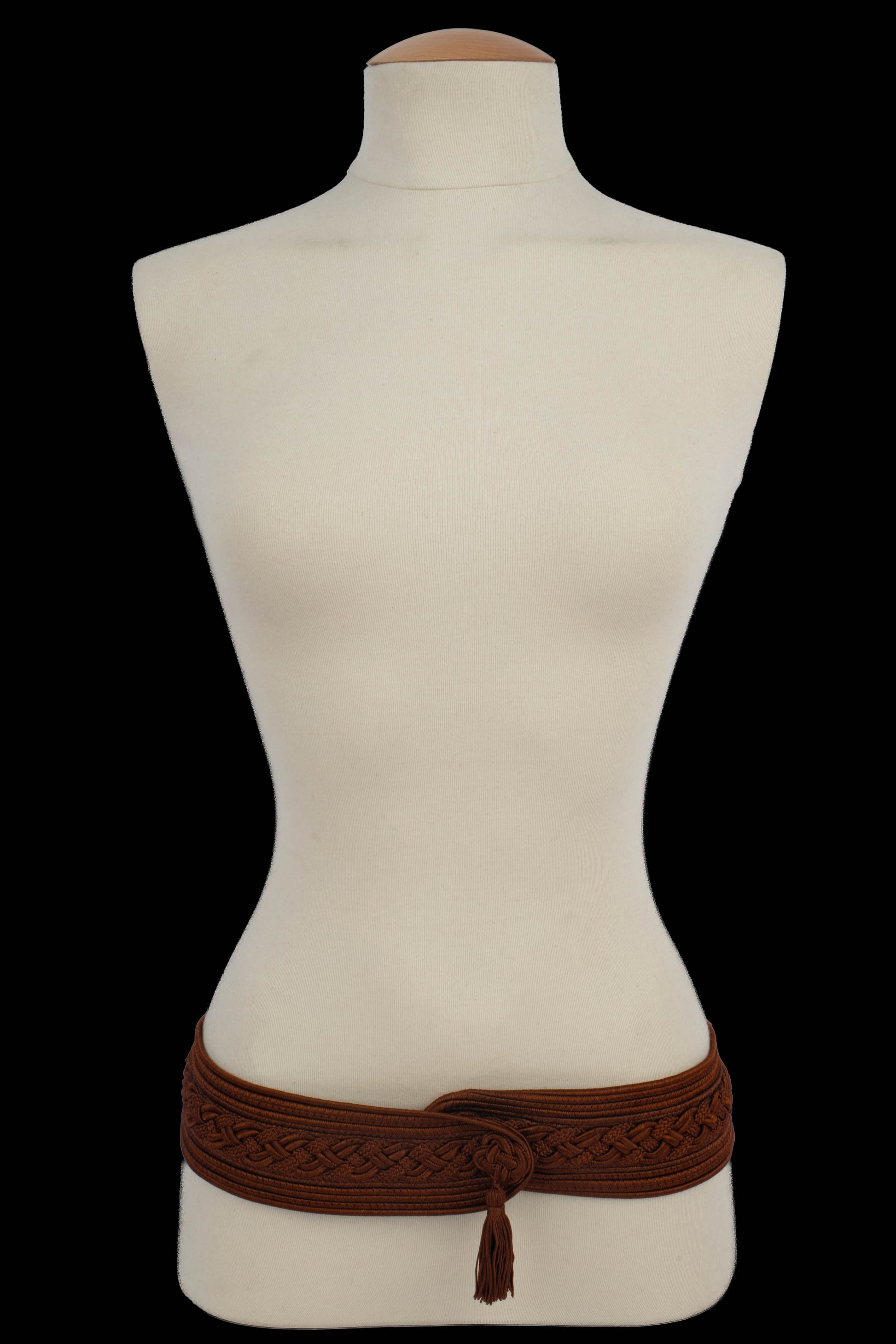 Ceinture en passementerie Yves Saint Laurent (Attribuée à)