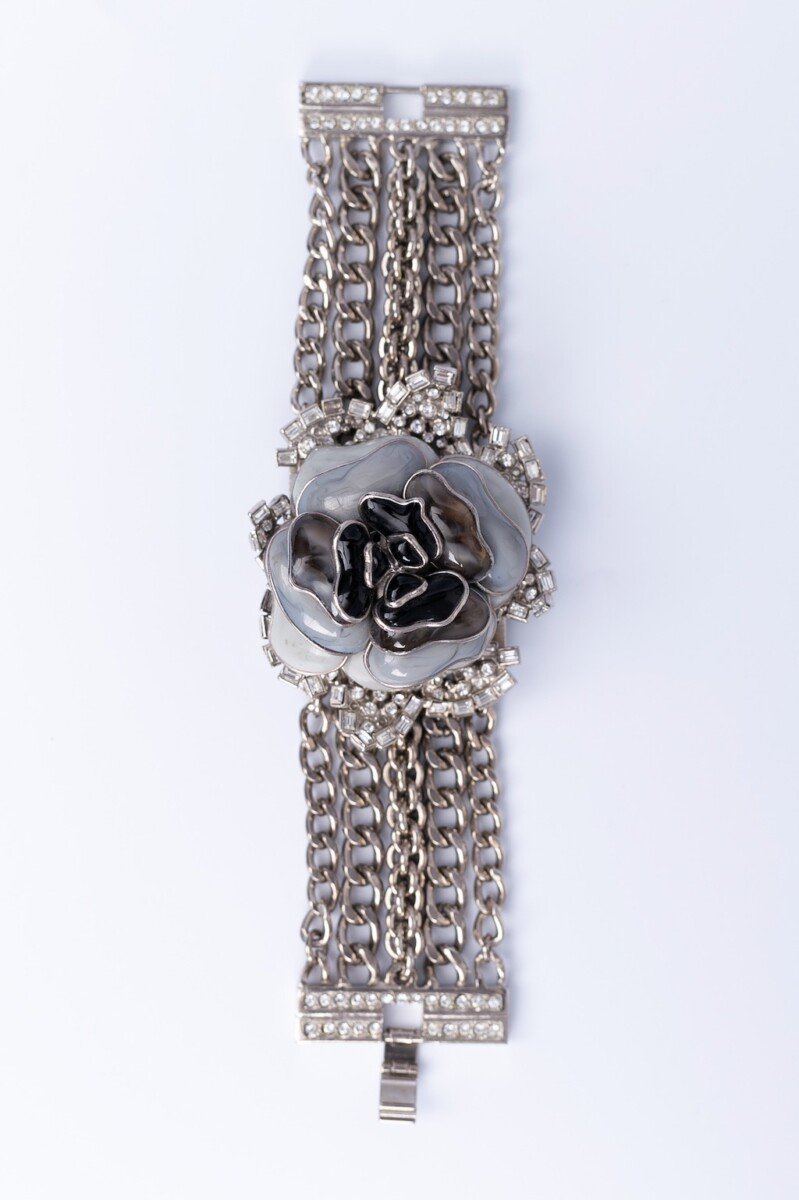 Bracelet rose grise Serge-Eric Woloch