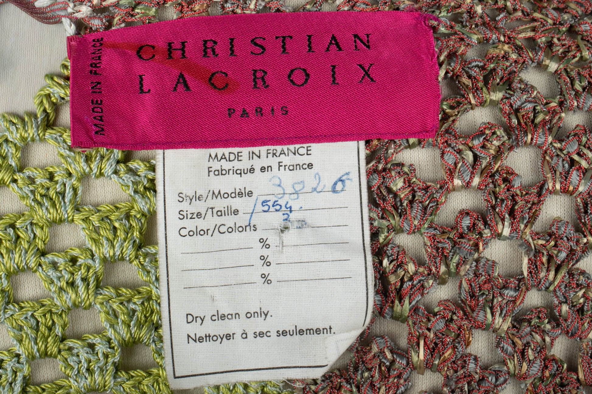 Ensemble Christian Lacroix Printemps 1998