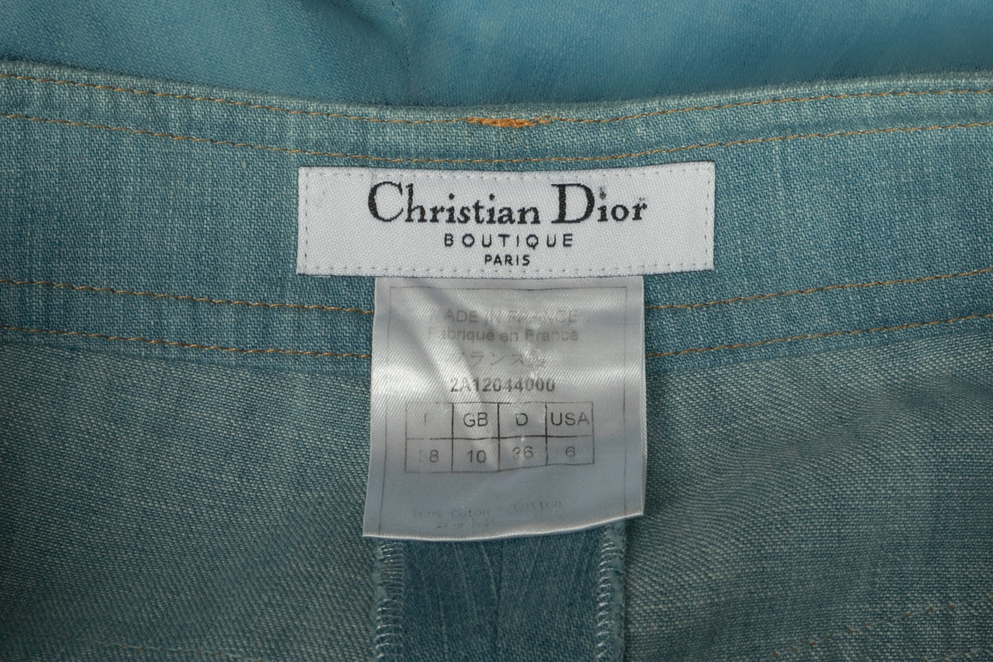 Pantalon jean Dior circa 2002