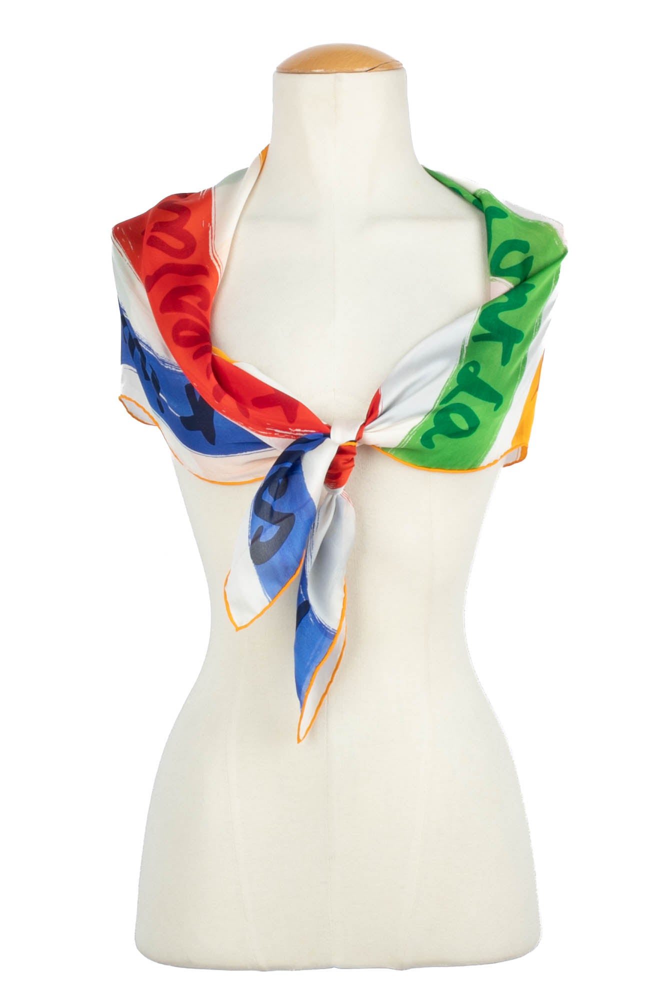 Foulard en soie Yves Saint Laurent