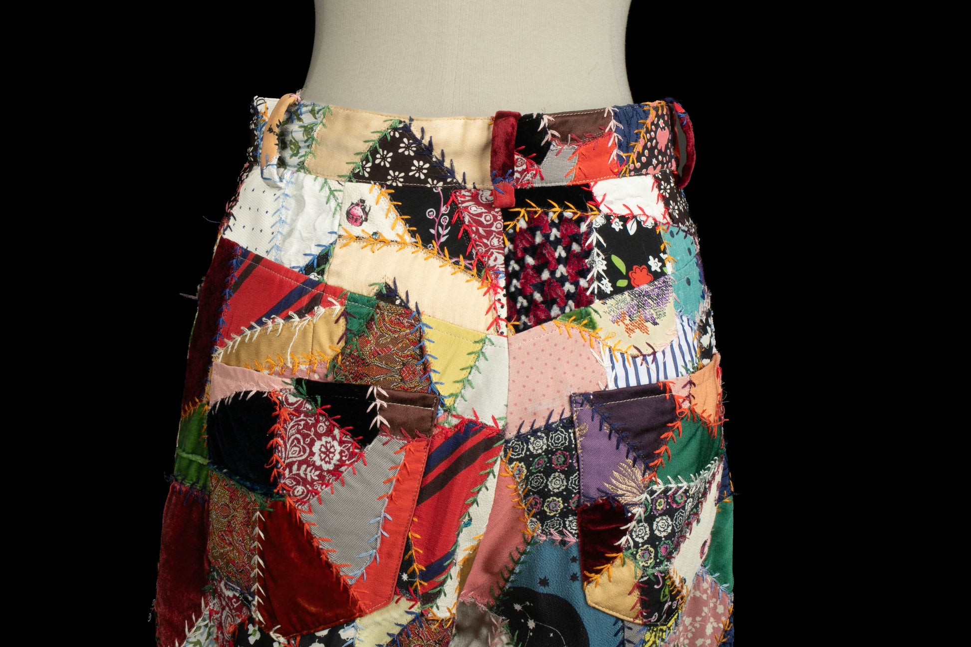 Pantalon patchwork Dior Automne 2018