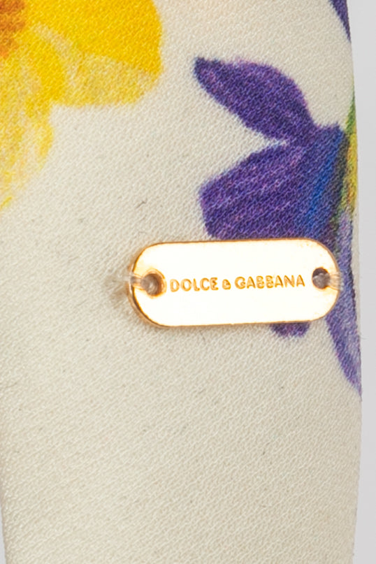 Serre-tête fleuri Dolce&Gabbana