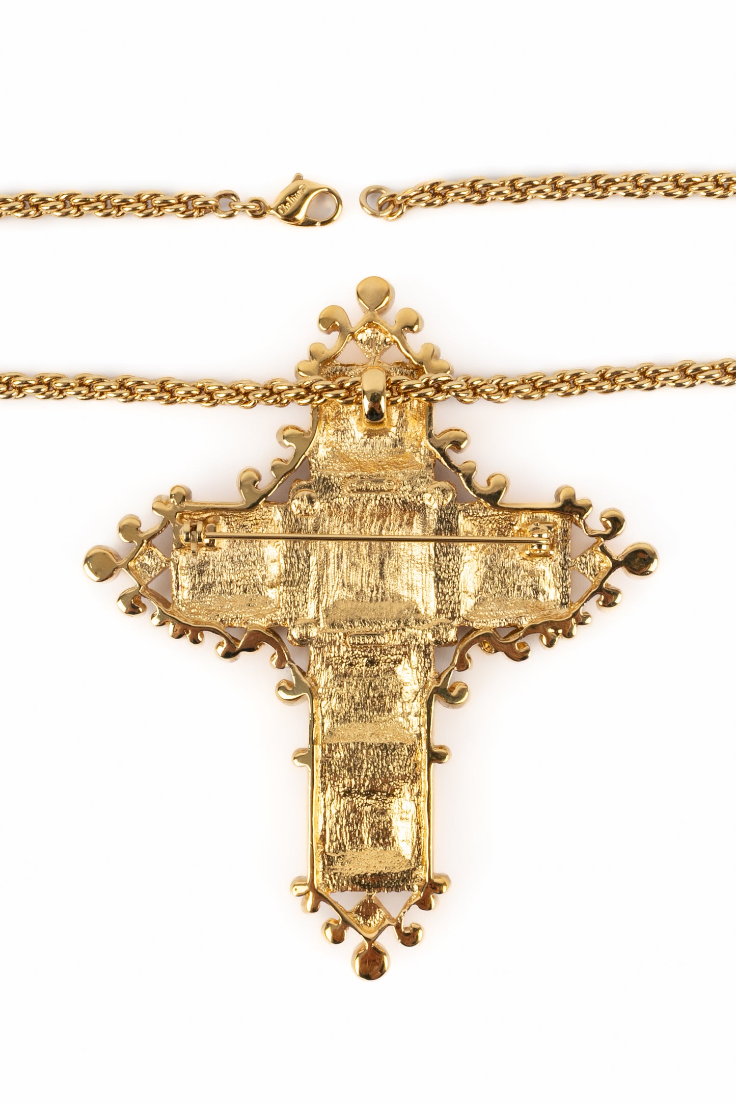 Collier "Croix" Christian Dior