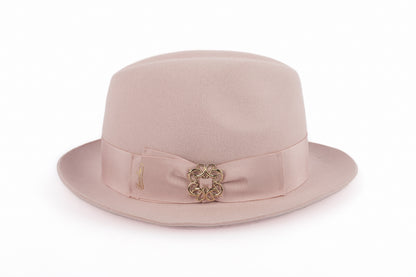 Chapeau borsalino rose Elie Saab