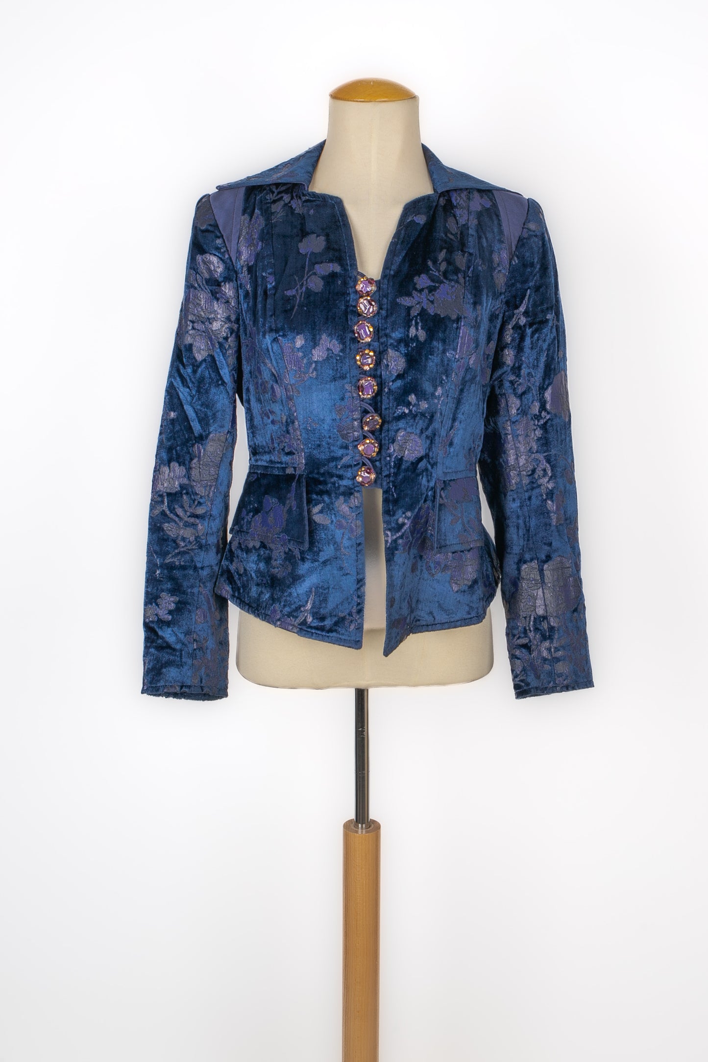 Tailleur en velours Christian Lacroix