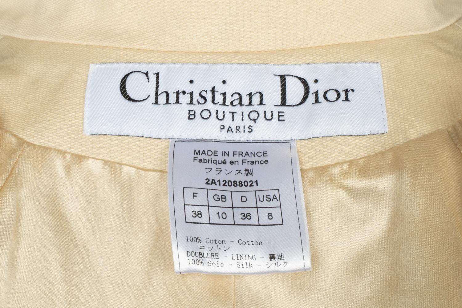 Manteau Christian Dior Automne 2002-2002