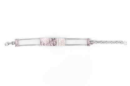 Bracelet émaillé rose Dior