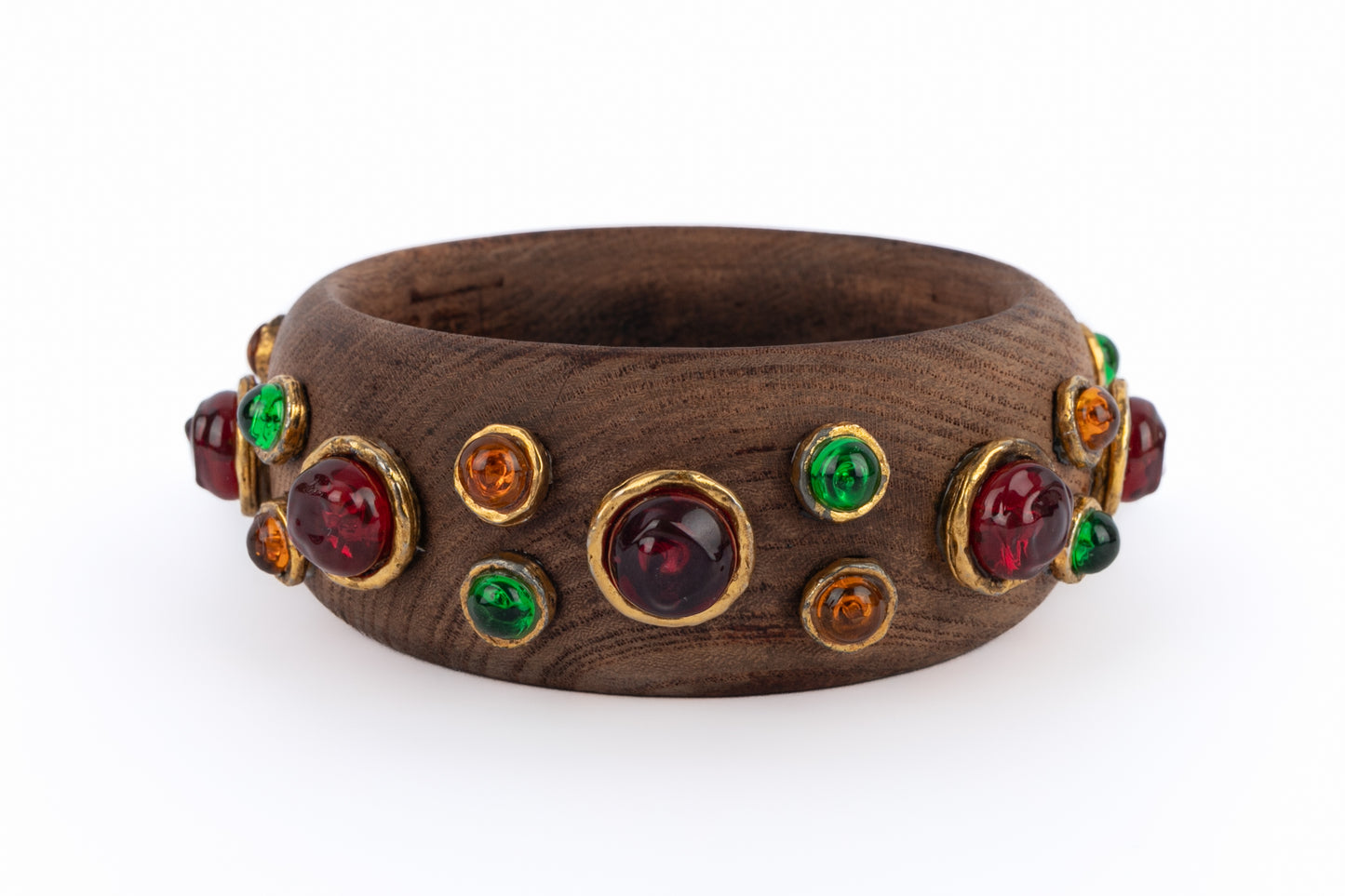 Bracelet en bois Chanel 1985
