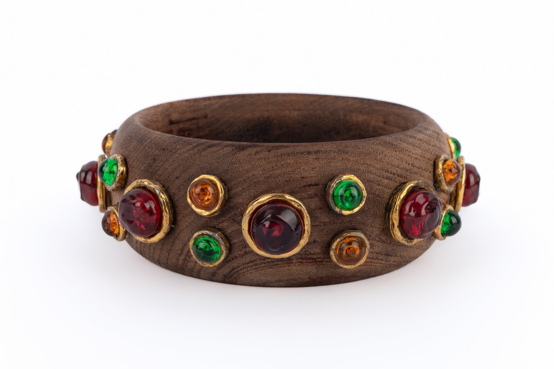 Bracelet en bois Chanel 1985
