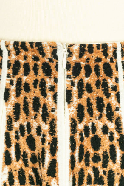 Jupe léopard Alaïa
