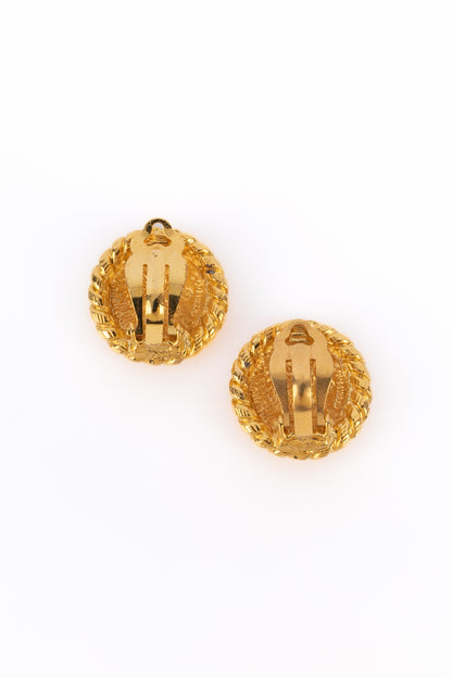 Boucles d'oreilles cc Chanel 1985's