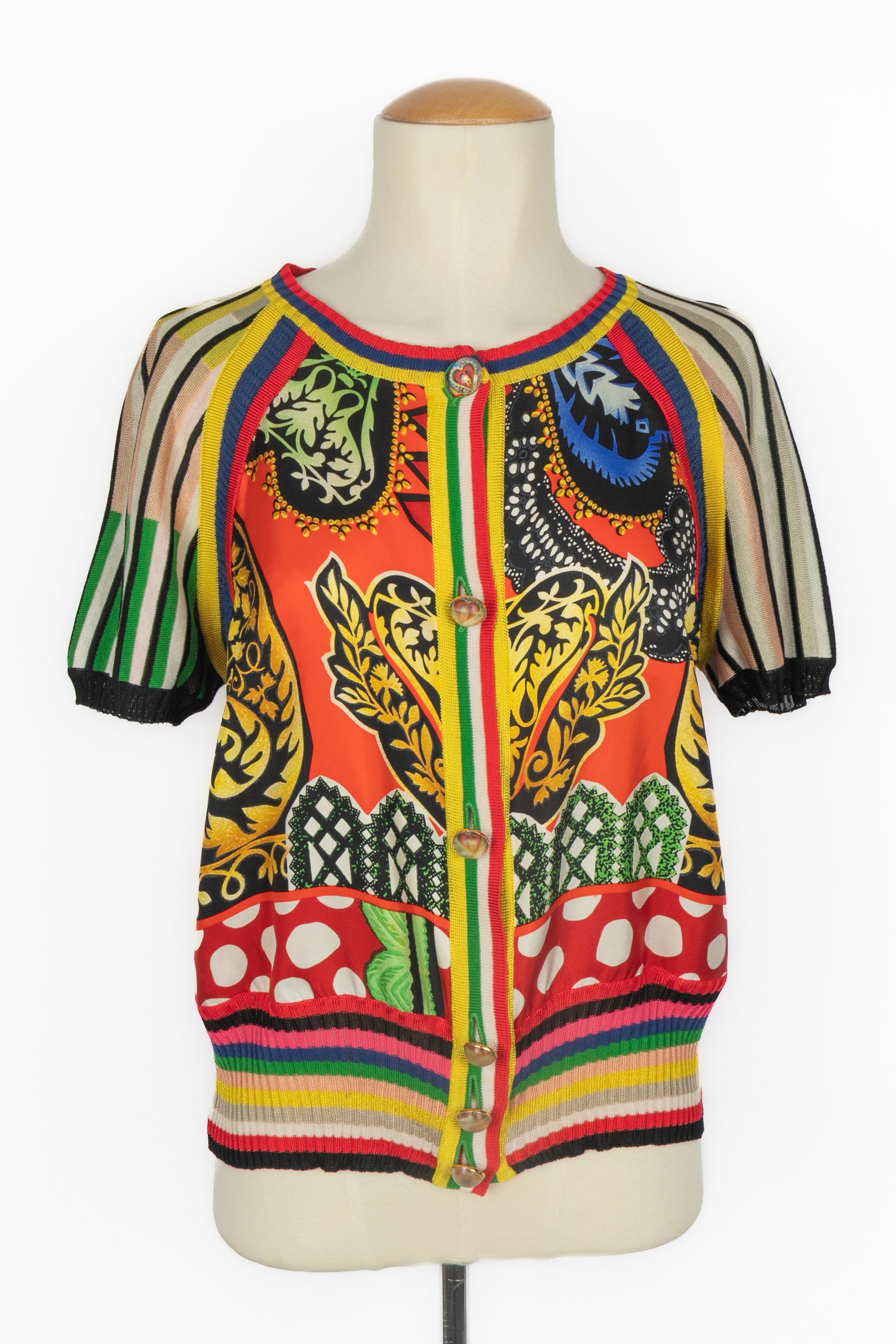 Gilet multicolore Christian Lacroix 